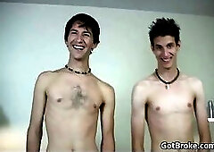 Straight Anthony & Mike having gay sex for cold hard cash