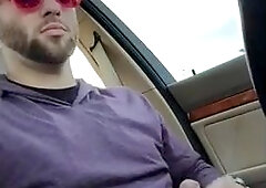 Str8 pink men play in the car again 2