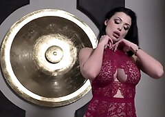 Nasty brunette pornstar with big boobs