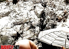 Beach voyeur porn featuring 2 hawt beauties