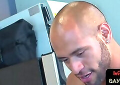 Black sub gets fistfucked by master