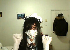 Maid Femboy Licks All The Jism