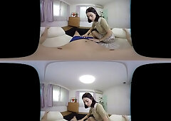 Yuria Ashina - Gazing at the Virtual Blowjob - WOW!