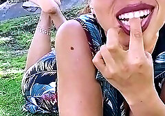 Amateur teen outdoor sex