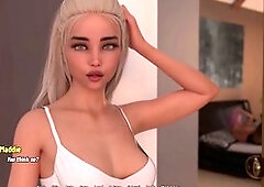 University days with Maddie as she gives a blowjob to my manstick outside her mom’s bedroom door