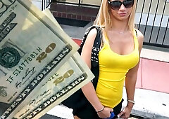 Adorable Blondie Gets Tricked on the Bus