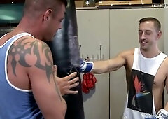 ExtraBigDicks exercise mate licks Ass and Tops Hunk