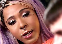 Kory and Trans Mara hot interracial sex