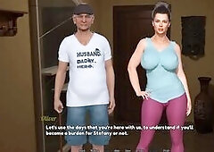 The Perversions Of The Cuck Hubby His Hot Wife And The Old Guest In Their House