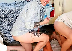 Tatianal, the Dominatrix Double-fists Her Submissives Ass and Puts an 11cm Diameter Dildo Into Him