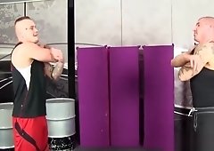 Hot Muscle Guys Fuck Horny Blonde And Eachother