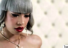 Be willing for sexy sex and seduction, TS playgirl ,Itzel Saenz is hornier than ever! See her get wicked with Clff Jensen. Sucking and banging has not