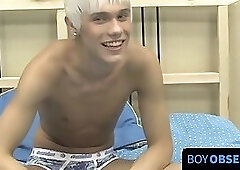 Hot Ashton's interview and cumshot excitement at the end