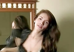 Skinny tranny First masturbates in the mirror