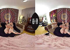 Deep Throat Toy Queen - Tattooed Solo Model Toying