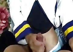 2 Japanese Traps rubbing cock