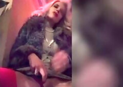 Sexy golden-haired mother i'd like to fuck was caught by a lustful waiter whilst touching her soaked cunt underneath the table onlyfans