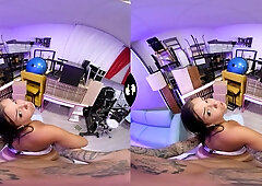 Sex in Storage - Huge Tits Voluptuous Pornstar Sofia Lee POV