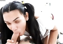 The company sends a nurse to my home, that babe takes my fever away with a unfathomable mouth