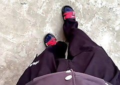 Romantic youthful friend gives a handjob