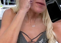 Cute amateur brunette naughty in solo jerking show on camera