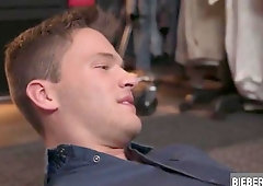 Raw bareback gay romp in a dream