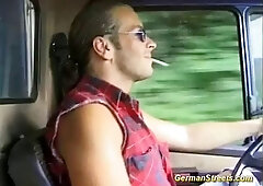 Picked up blonde in double teaming