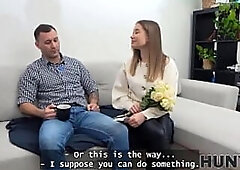 HUNT4K. Amalia Davis showed her pussy to her new neighbour