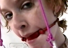 Sensual Brunette Enjoys Brutal Spanking In Bondage With Intense Desire