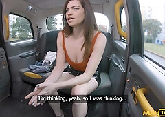 Fake Taxi Presents Performance Of A Lifetime - Nicole Rae Gives POV Blowjob in Car