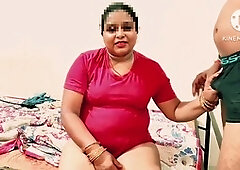 Indian Bhabhi enjoying hot sex in Hindi