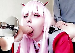Zero 2 sucking shlong and getting hard screw