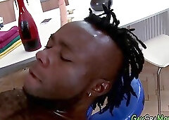 Black amateurs ass fucked