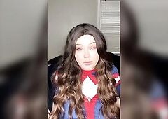 U worthless little wench. U cheated on ME?! And not with some other woman, but with studs? Letting 'em turn u into their personal sissy fucktoy? 
