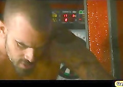 Colbys fucking Damiens hot ass so hard spreading his legs