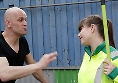 Gorgeous French babe Luna Rival with a hairy pussy and perfect firm breasts