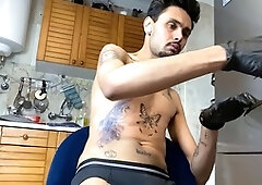 Jacked, latino boys, teen boy solo masturbation