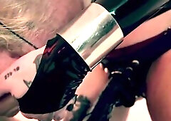Female-dom Darksome and Seladon Hex Pegging Serf