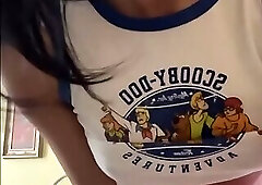 Gym shorts girl bulge