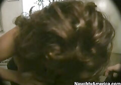 Astounding woman with large melons, Ava Devine is about to get banged hard, until this babe cums