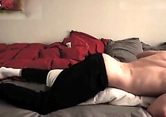 Gay bubble butt, panty cum, big butt boy