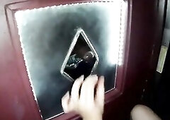 A stunningly charming wife sucks a strangers large ebony dong for the 1st time throughout a sex club gloryhole.