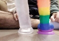 First Time Using A Butt Plug Riding Dick