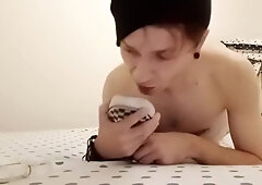 Vans Era Slip Ons Love Kiss Lick Sniff Passion Fuck Fetish - 1