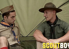 Hot Hung Scoutmaster Seduced By Smooth Randy Boy Scout