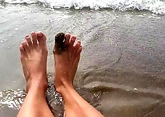 Maitresse Madelines solo foot fetish POV