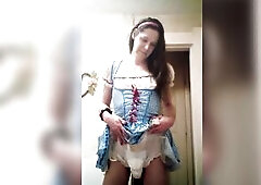 wetting and playing and makeup!