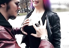 Emo Honey Aviva Rocks Permeated Unfathomable On Backseat By Large Jock - LETSDOEIT