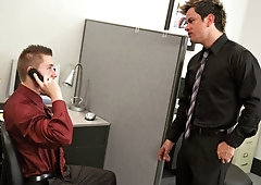 Great gay fuck video with coworkers Jack London & Wade Wilder