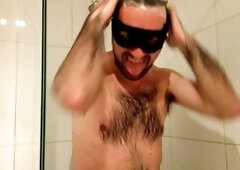 Earl Smile explores the bear hotel with hairy gay fun and bathroom antics